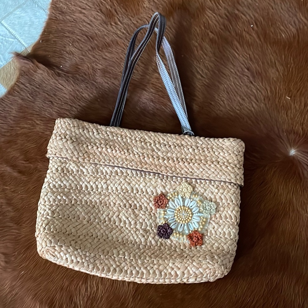 Emma Rose straw bag